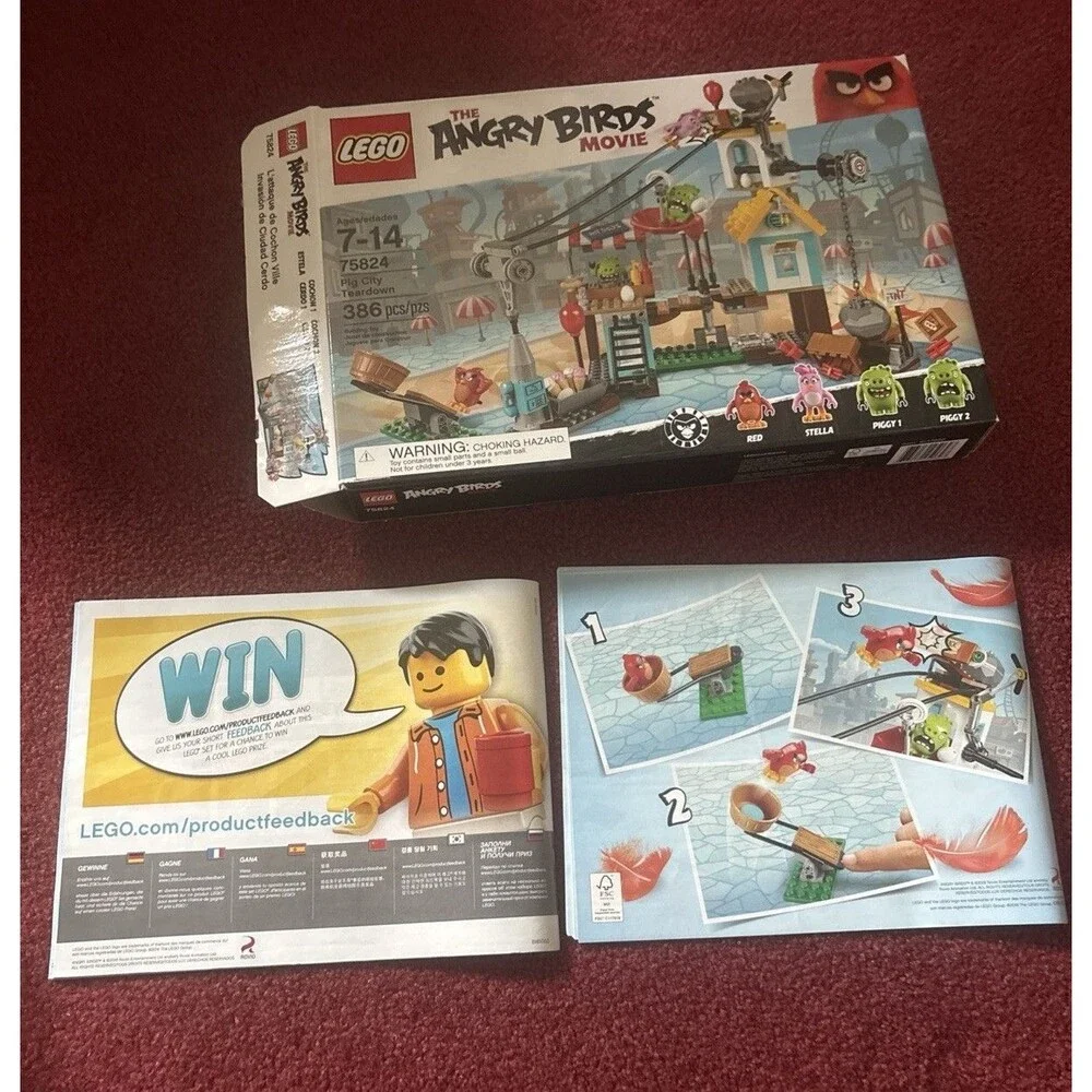 LEGO The Angry Birds Movie: Pig City Teardown (75824)